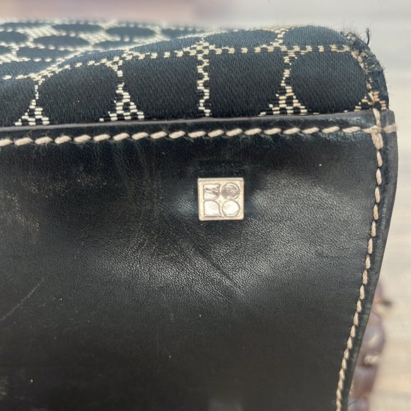 Kate Spade Black and Cream Dot Noel Sam Tote Shoulder Purse - Picture 4 of 8